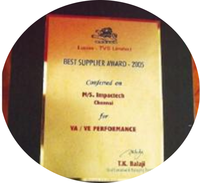 Lucas TVS Best Supplier Award